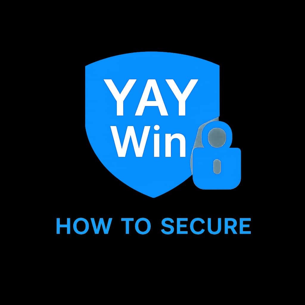 An icon symbolizing account security for YAY Win.