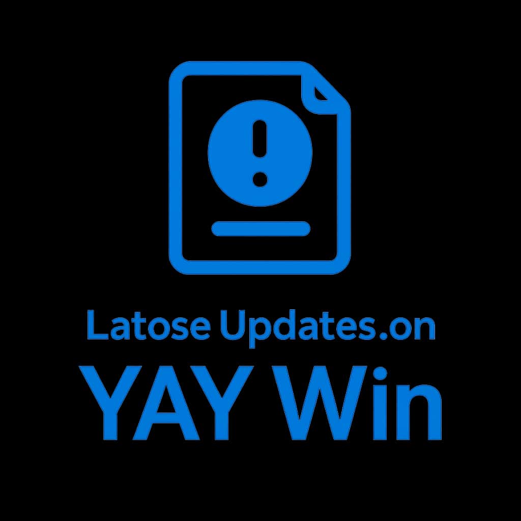 A professional icon representing YAY Win updates.